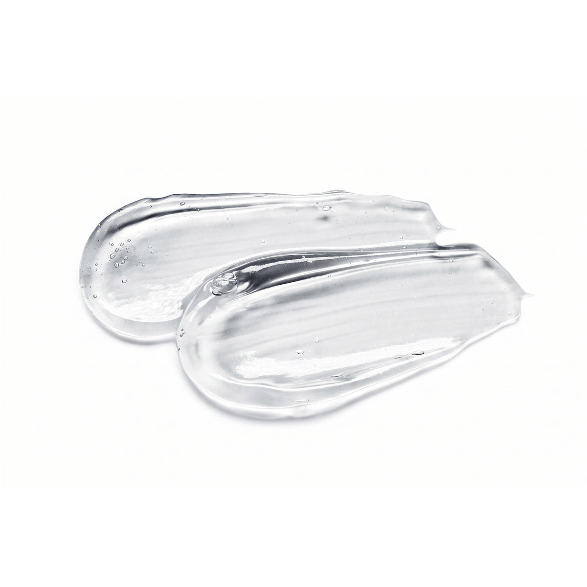 Texture translucide et brillante du Browshape transparent en deux traits sur fond blanc, gel fixateur L'Atelier du Sourcil