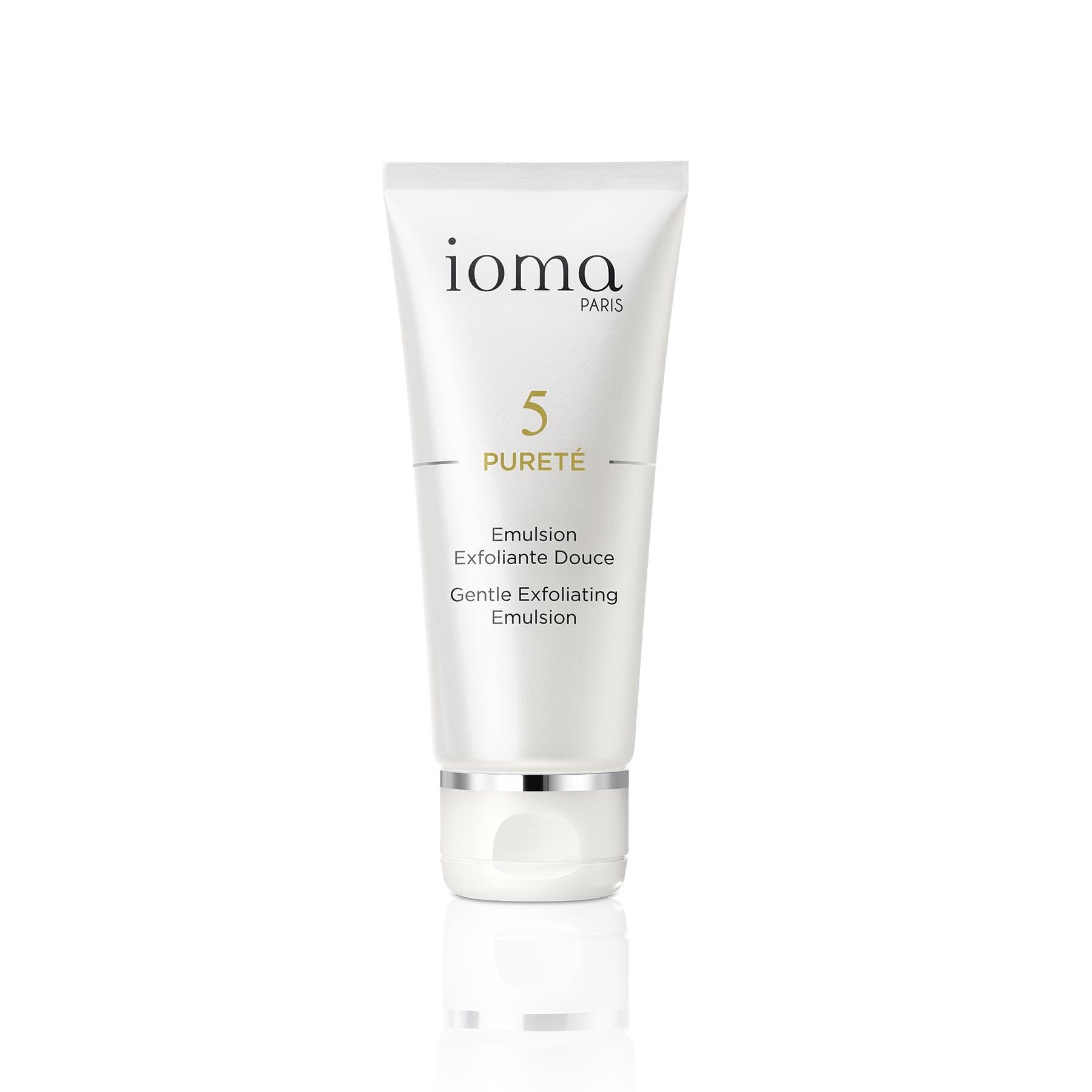 Emulsión exfoliante suave