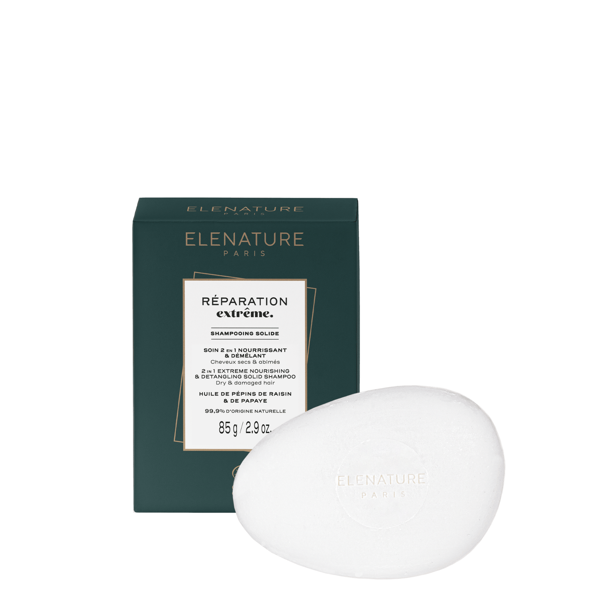 Shampooing Solide - Soin 2-en-1 Nourrissant & Démêlant
