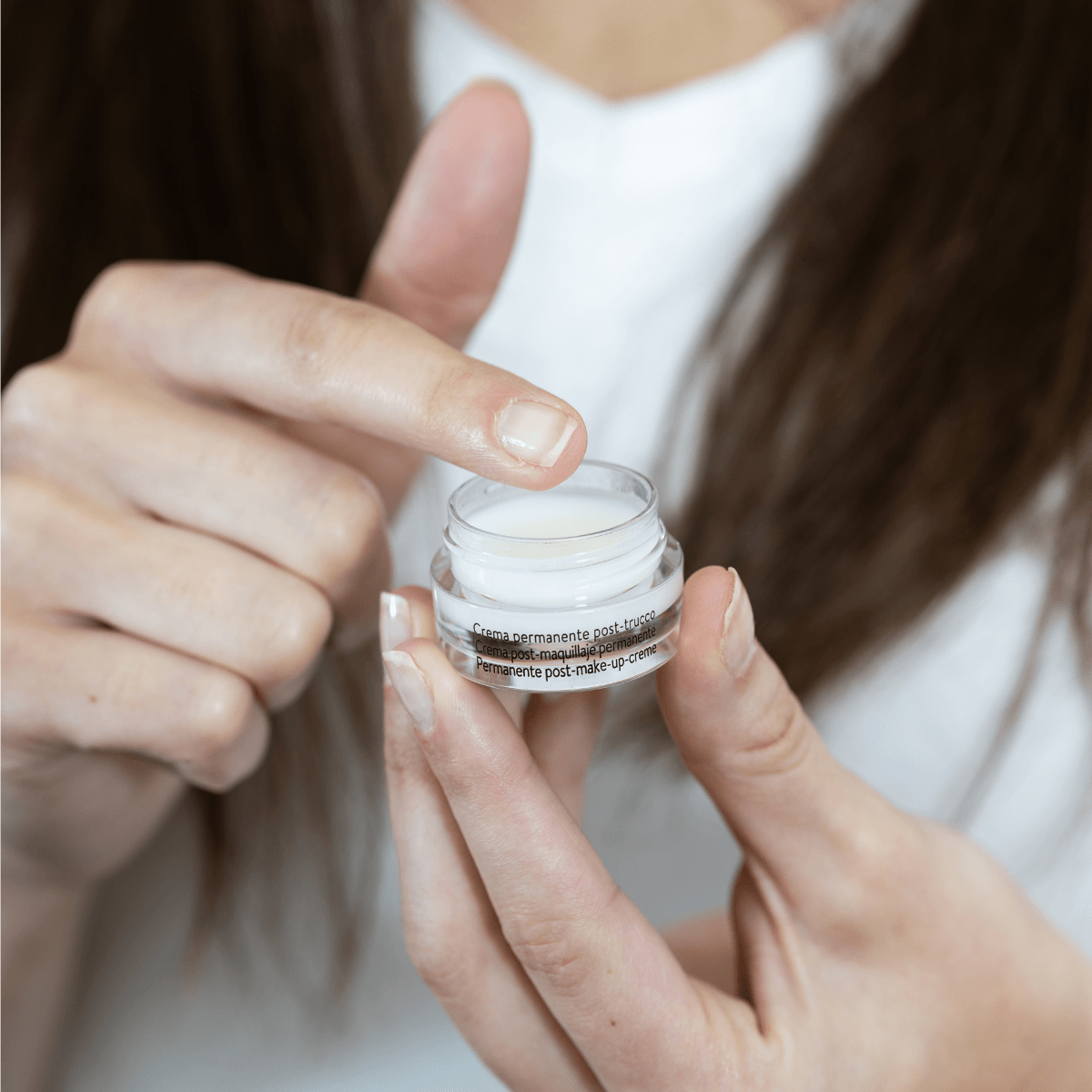 Permanent makeup post cream