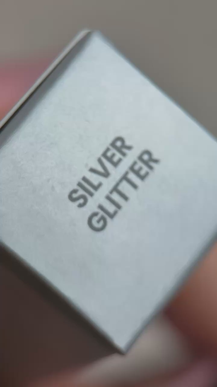 #couleur_Silver Glitter (Argenté Pailleté)